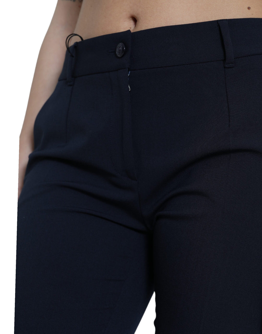 Dolce & Gabbana Blue Cropped Pants for Women side view