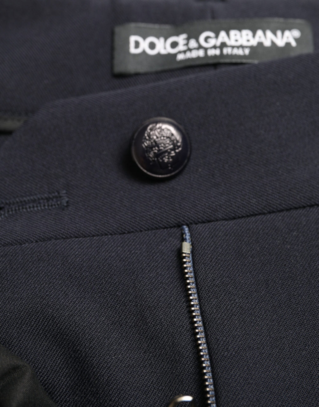 Dolce & Gabbana Blue Cropped Pants for Women additional view