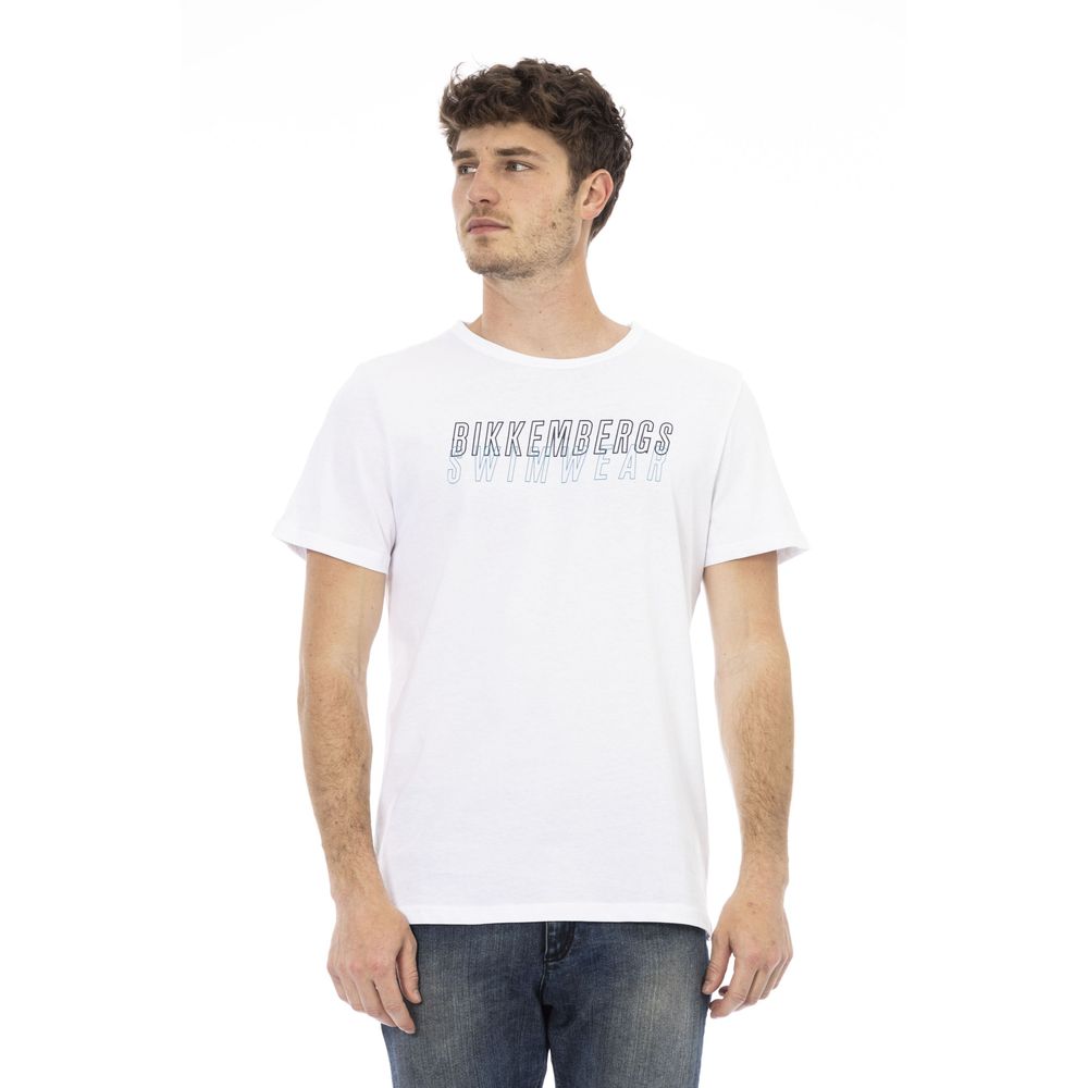 Bikkembergs White T-Shirts for Men