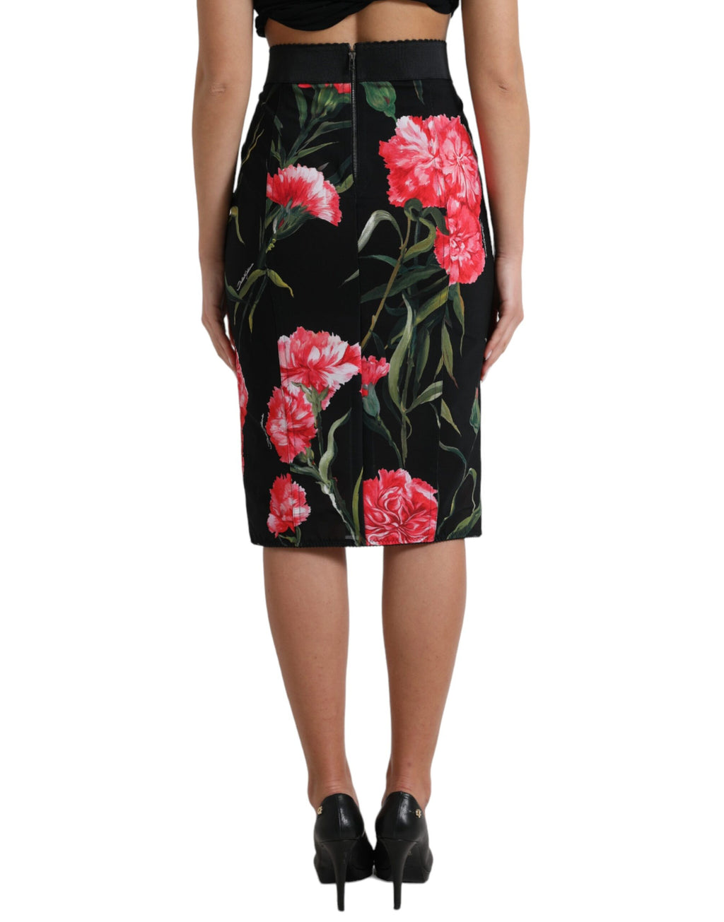 Dolce & Gabbana Black Midi for Women side view