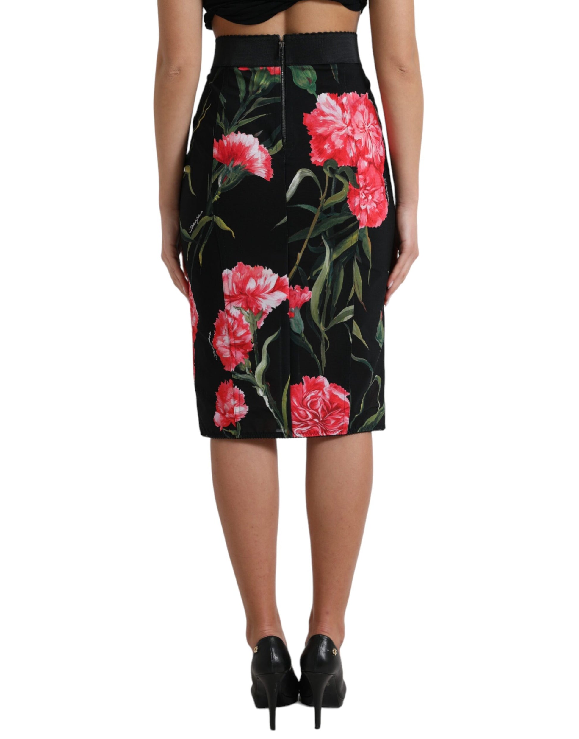 Dolce & Gabbana Black Midi for Women side view
