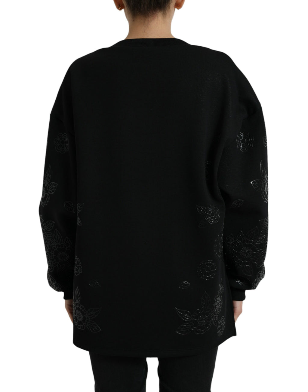 Dolce & Gabbana Black Long Sleeve T-Shirt for Women detail view
