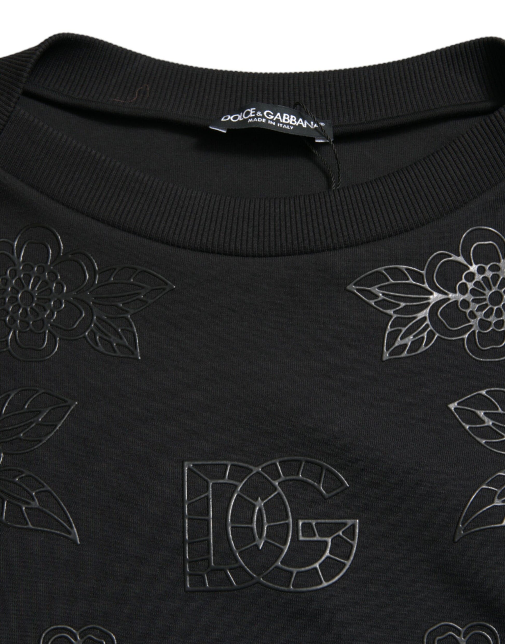 Dolce & Gabbana Black Long Sleeve T-Shirt for Women additional view
