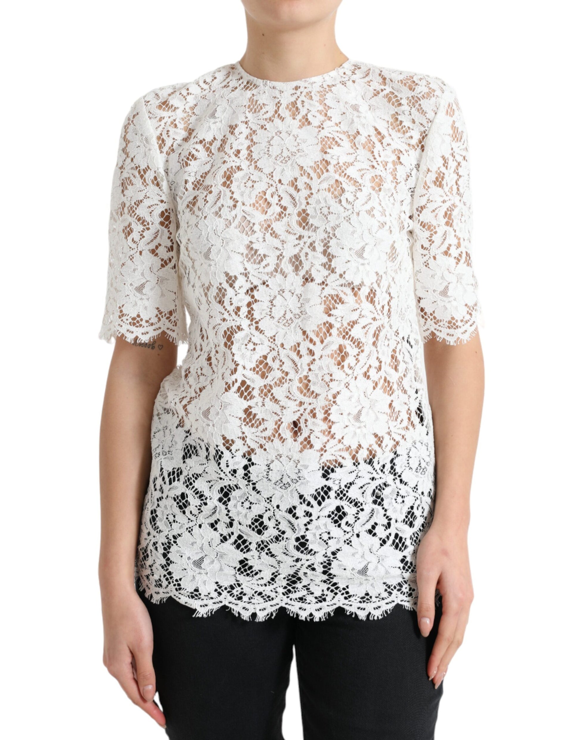 Dolce & Gabbana White T-Shirt for Women