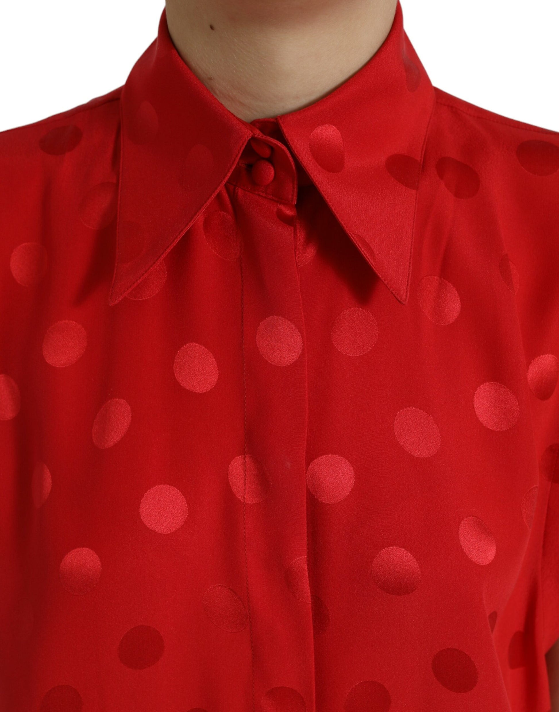 Dolce & Gabbana Red Sleeveless T-Shirt for Women side view