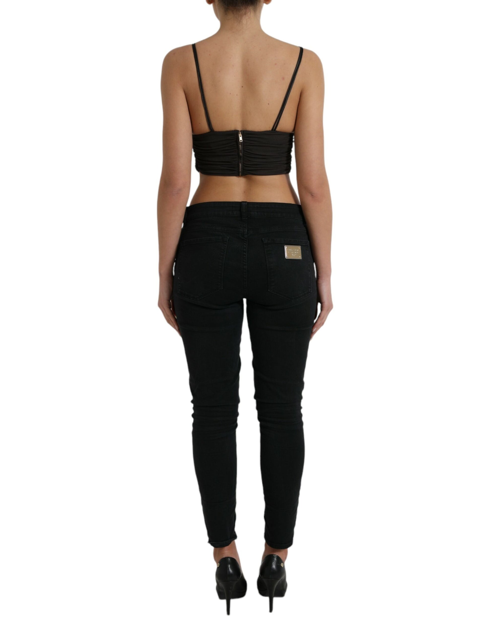Dolce & Gabbana Brown Tank Tops T for Women detail view