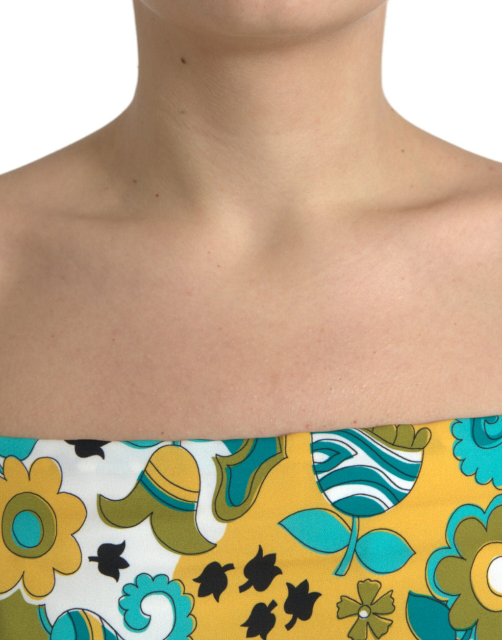 Dolce & Gabbana Multicolor Sleeveless T-Shirt for Women side view