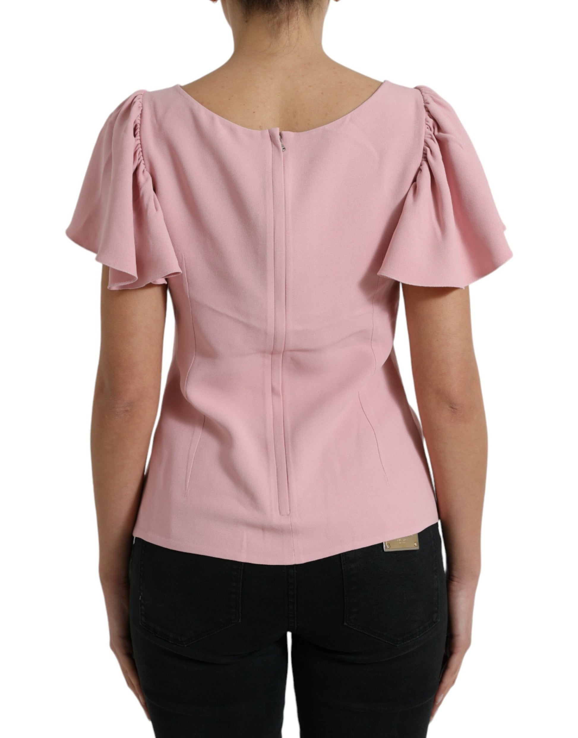 Dolce & Gabbana Pink T-Shirt for Women detail view