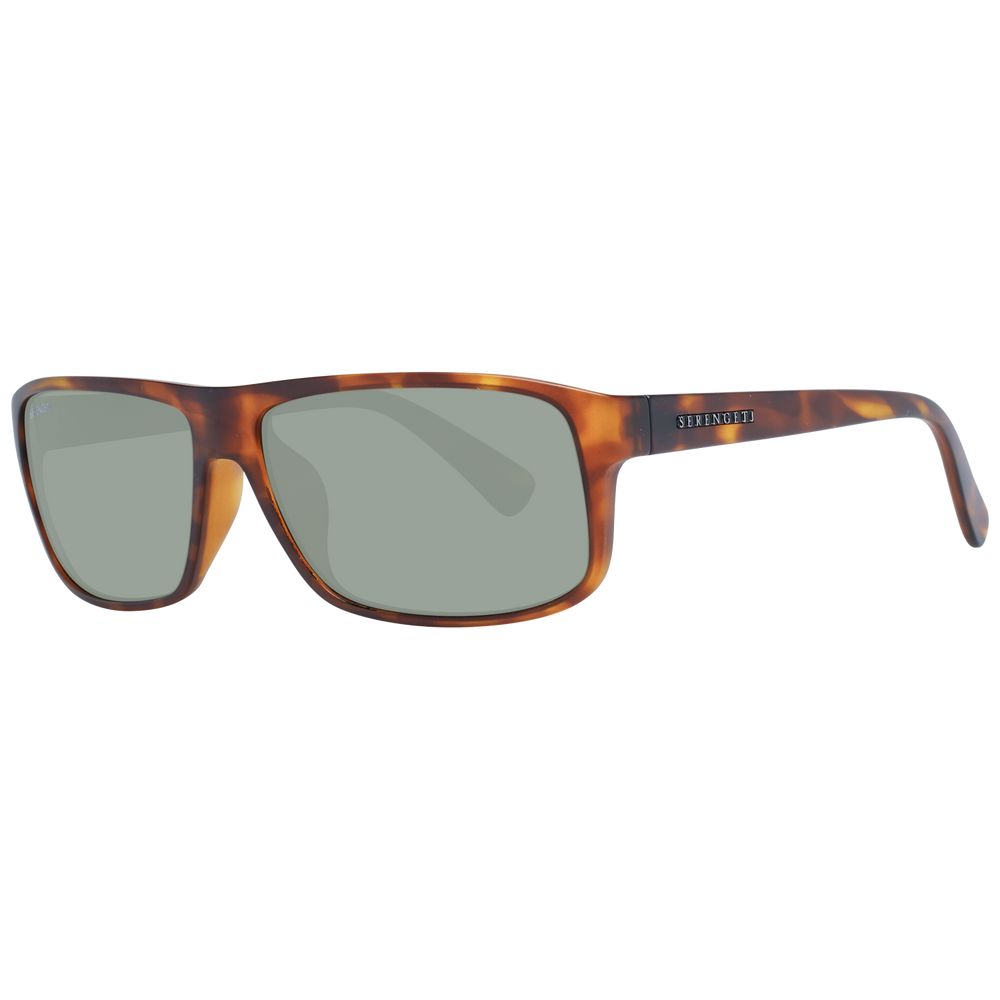Lunettes de soleil en plastique Serengeti marron