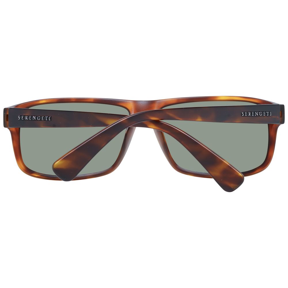 Lunettes de soleil en plastique Serengeti marron