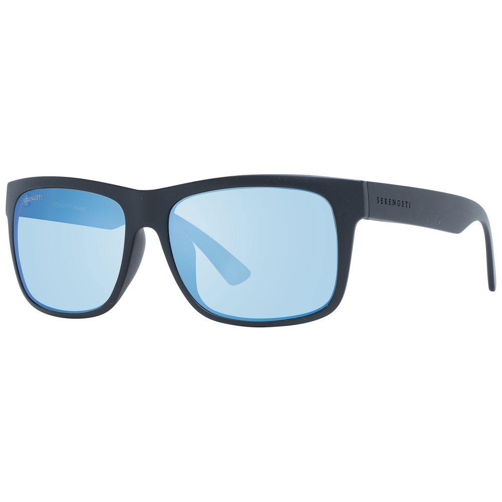 Schwarze Unisex-Sonnenbrille Serengeti