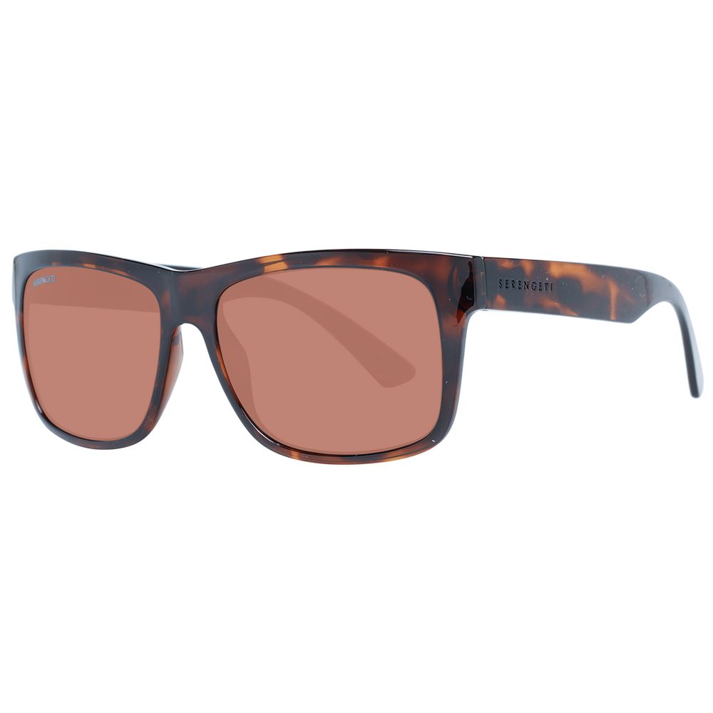 Lunettes de soleil en plastique Serengeti marron
