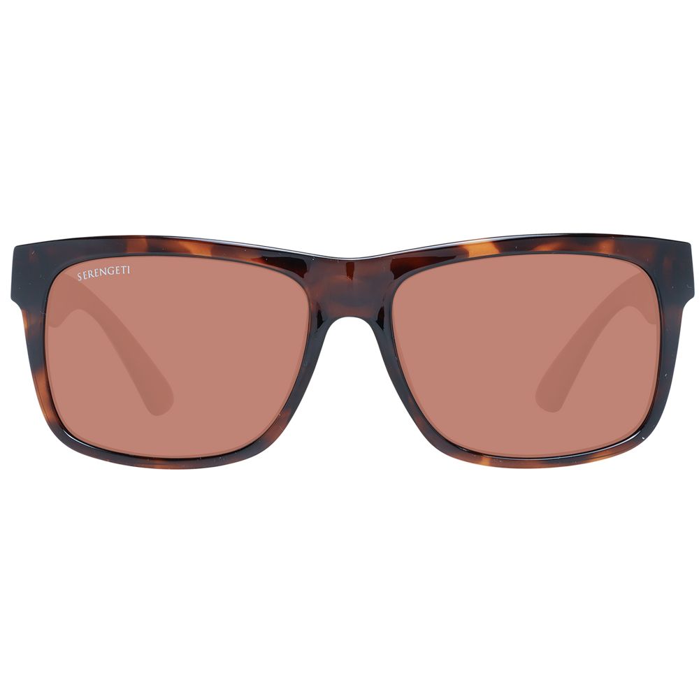 Lunettes de soleil en plastique Serengeti marron