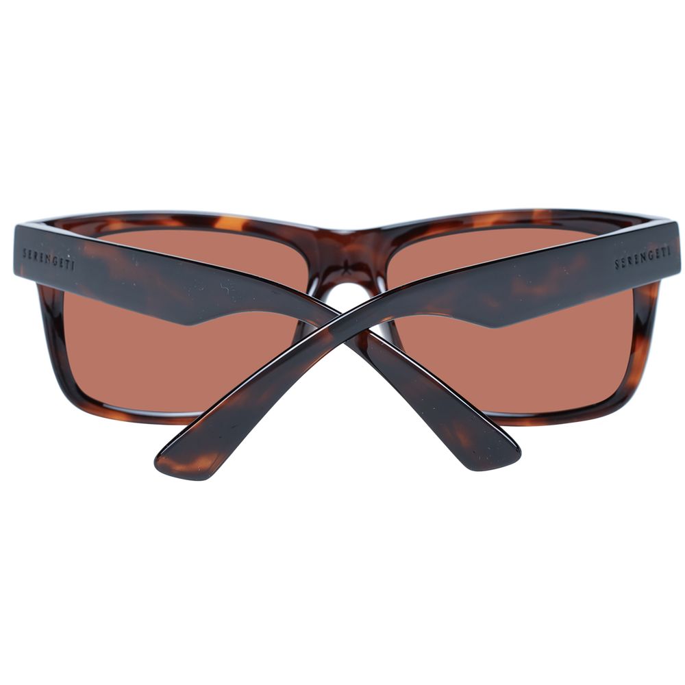 Lunettes de soleil en plastique Serengeti marron