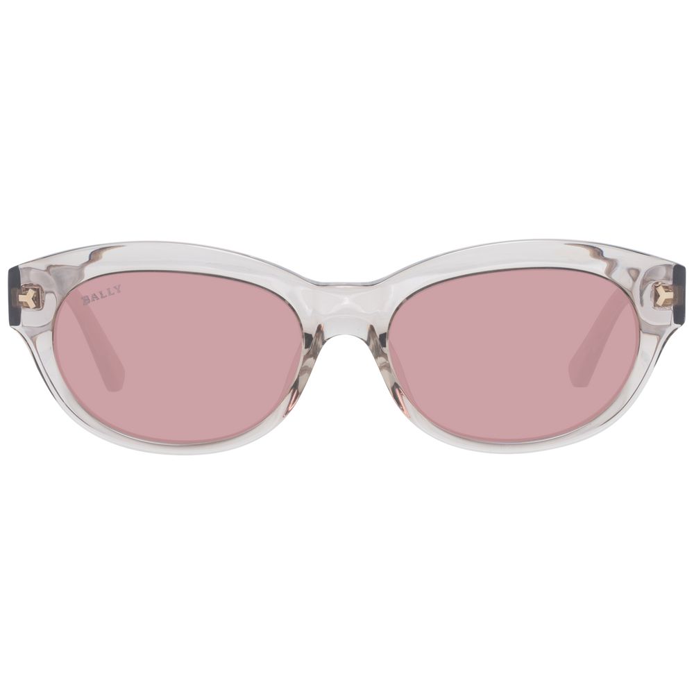 Lunettes de soleil Bally en plastique marron