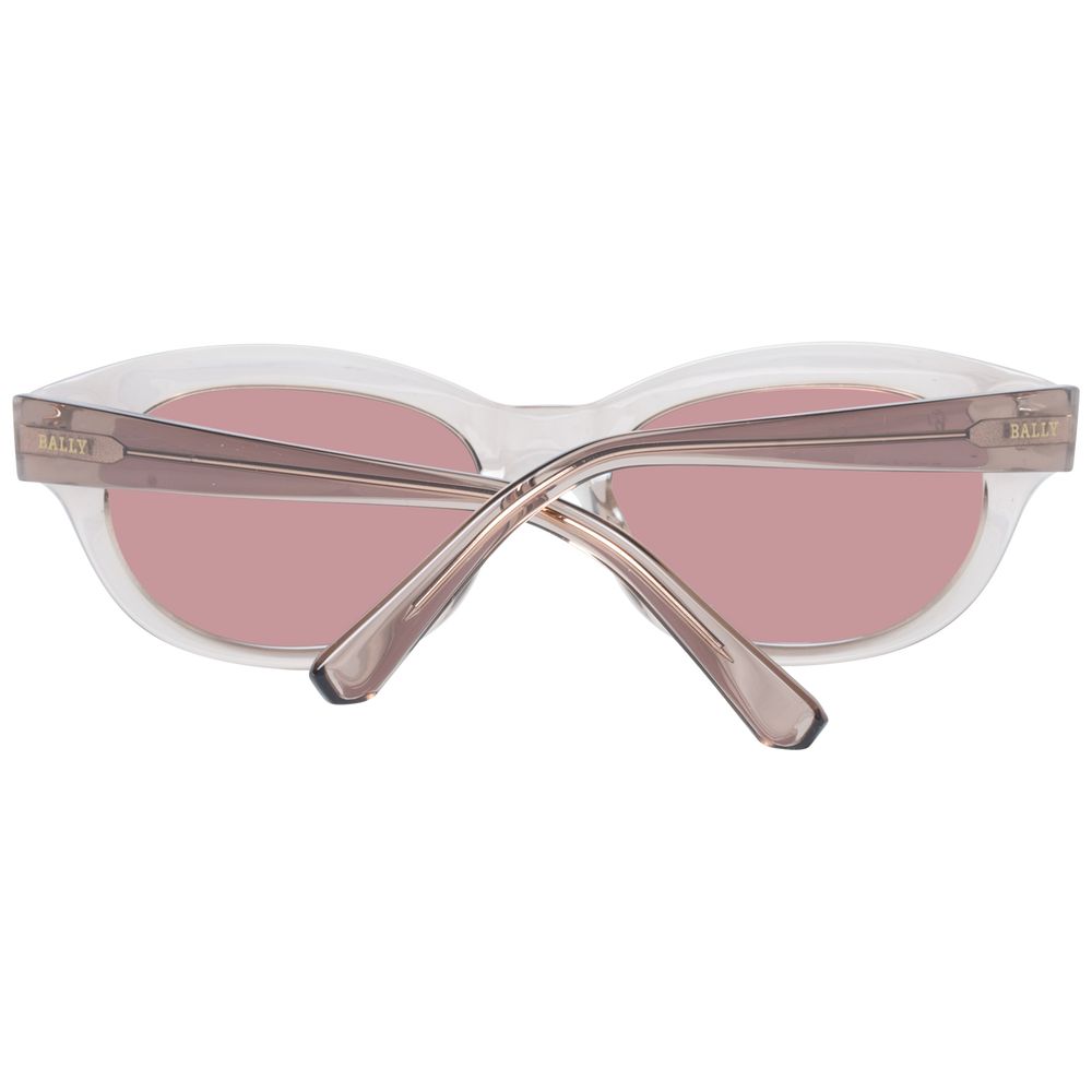 Lunettes de soleil Bally en plastique marron