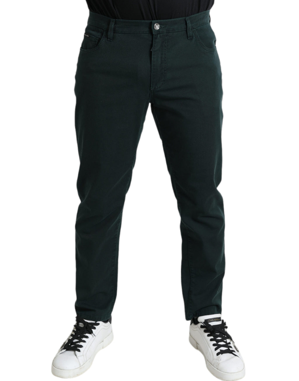 Dolce & Gabbana Green Skinny Jeans for Men