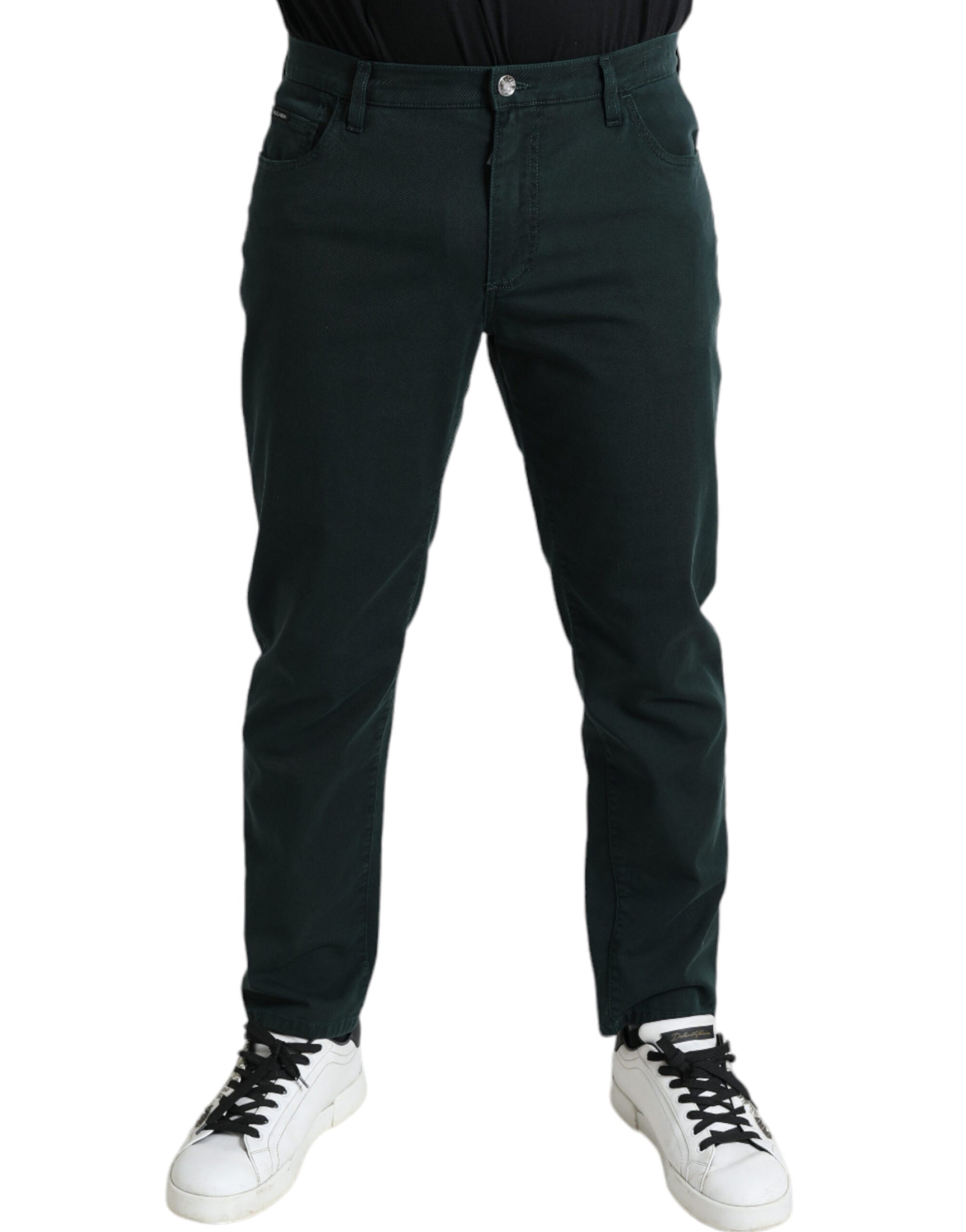 Dolce & Gabbana Green Skinny Jeans for Men