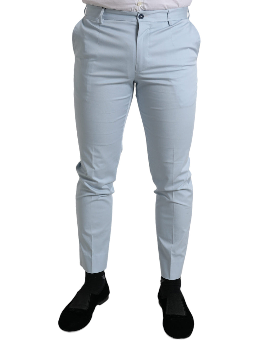 Dolce & Gabbana Blue Skinny Pants for Men
