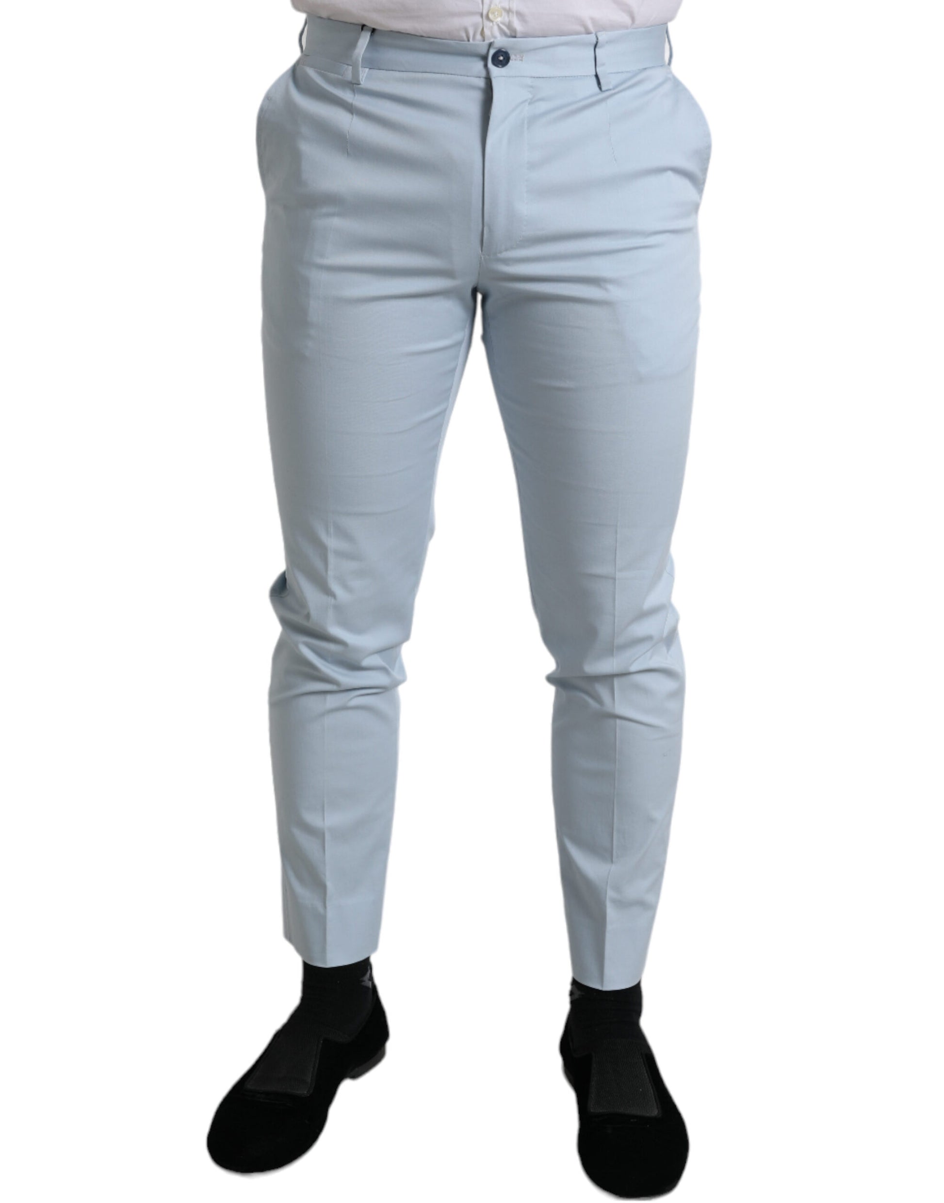 Dolce & Gabbana Blue Skinny Pants for Men