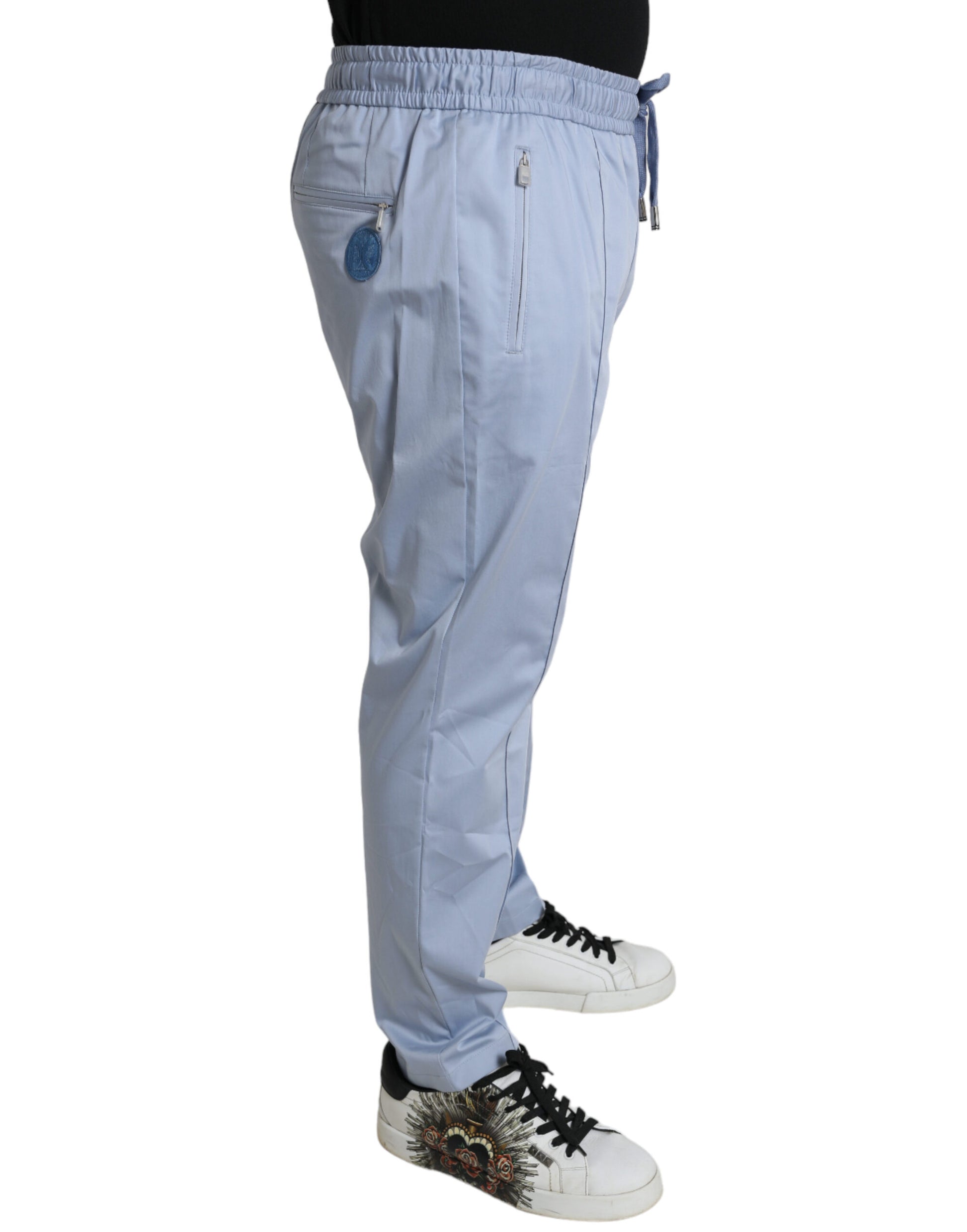 Dolce & Gabbana Blue Athletic Pants for Men detail view