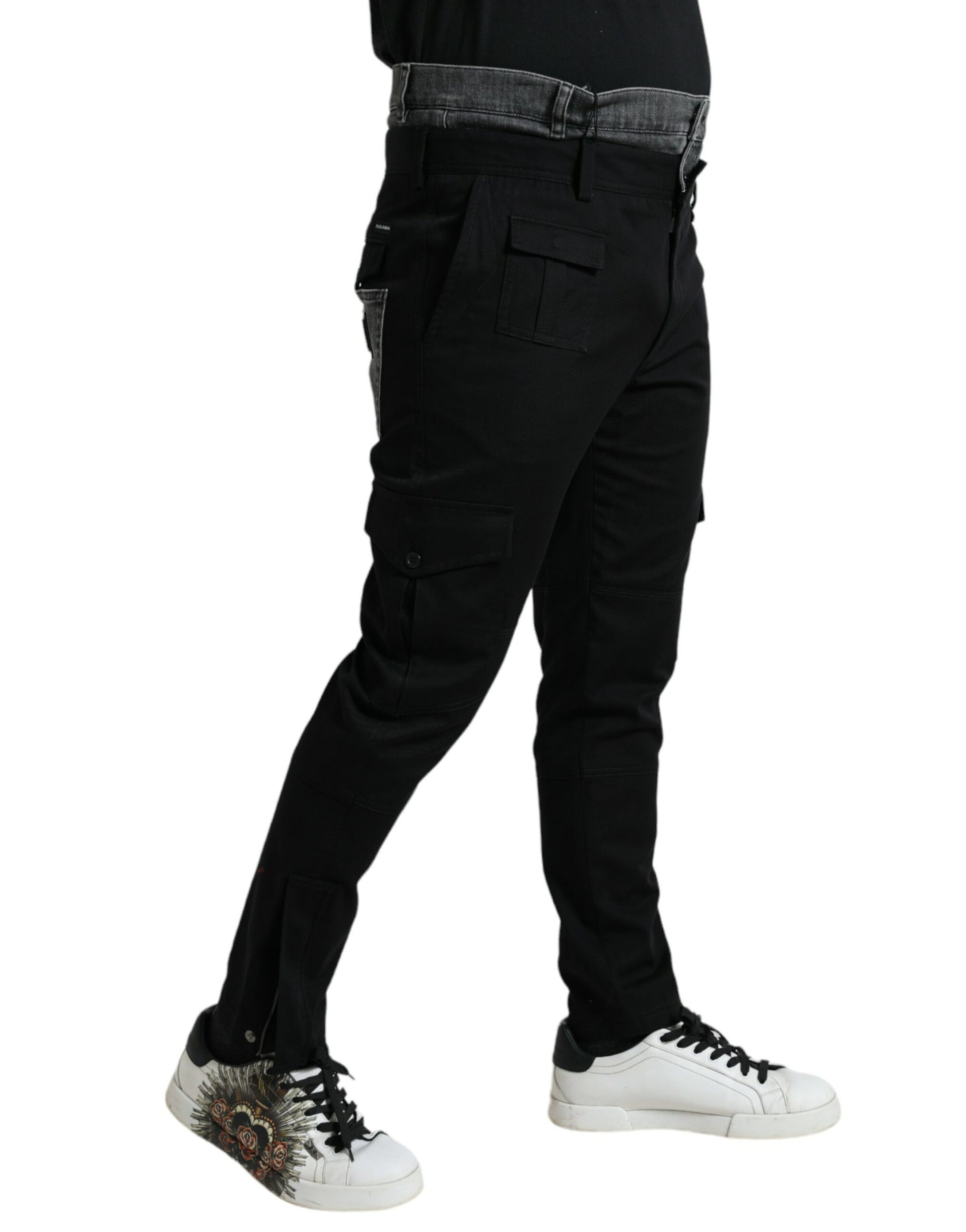 Dolce & Gabbana Black Slim Fit Jeans for Men alternate view