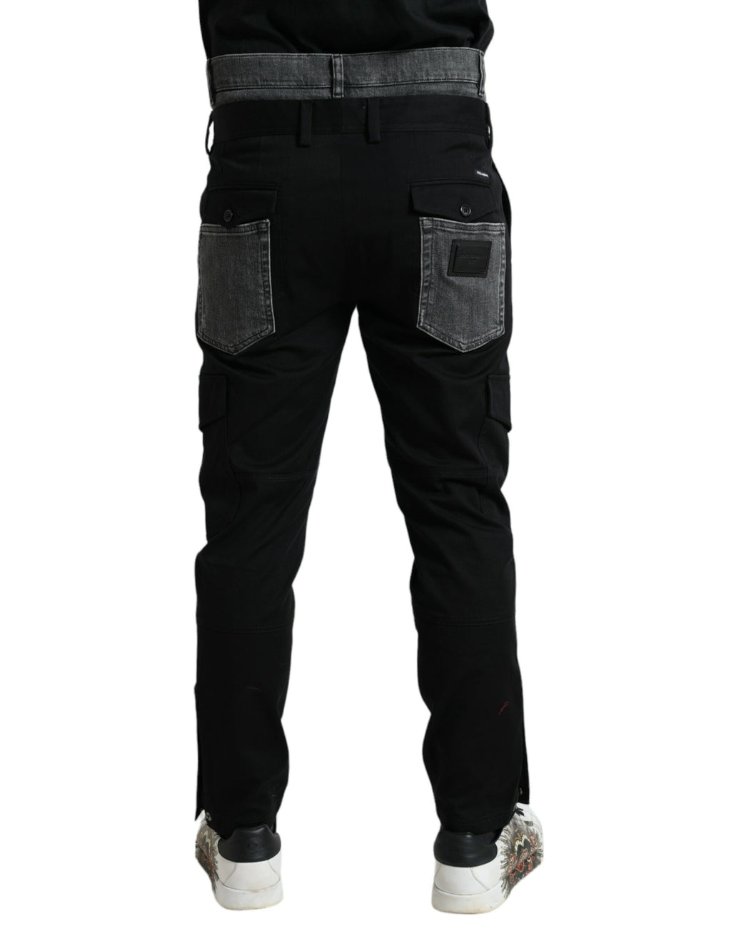 Dolce & Gabbana Black Slim Fit Jeans for Men detail view