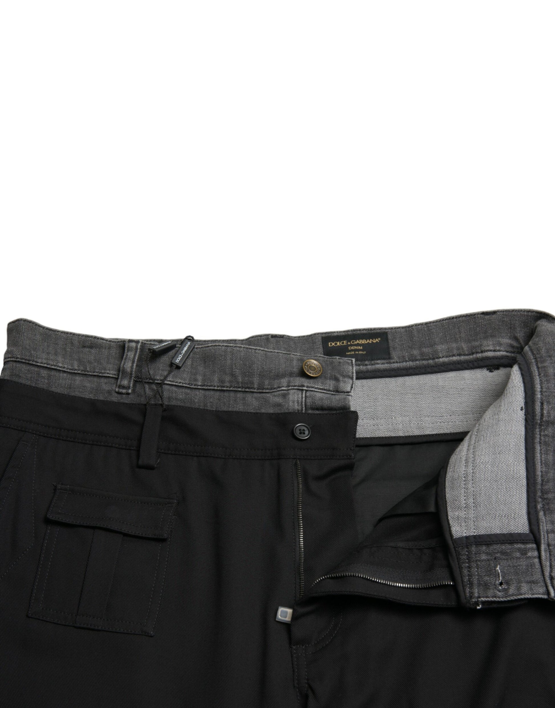 Dolce & Gabbana Black Slim Fit Jeans for Men additional view