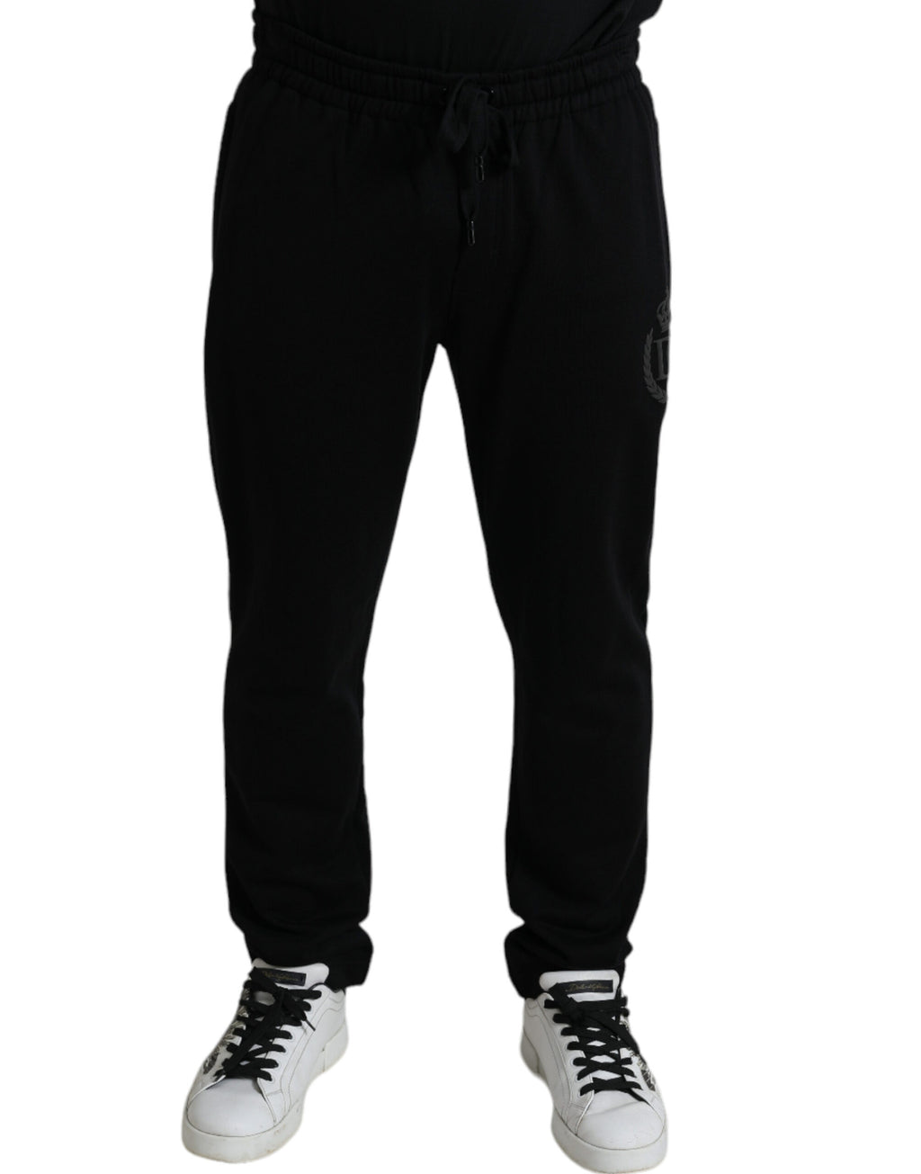 Dolce & Gabbana Black Athletic Pants for Men