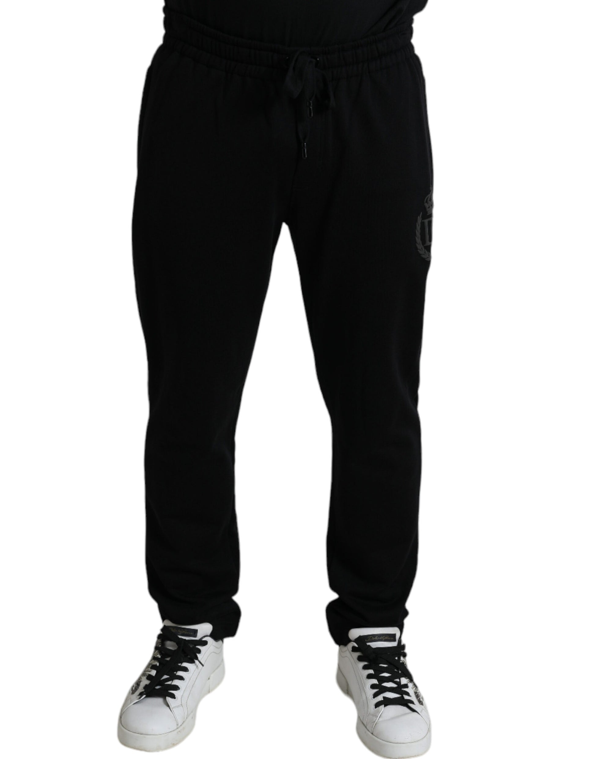 Dolce & Gabbana Black Athletic Pants for Men