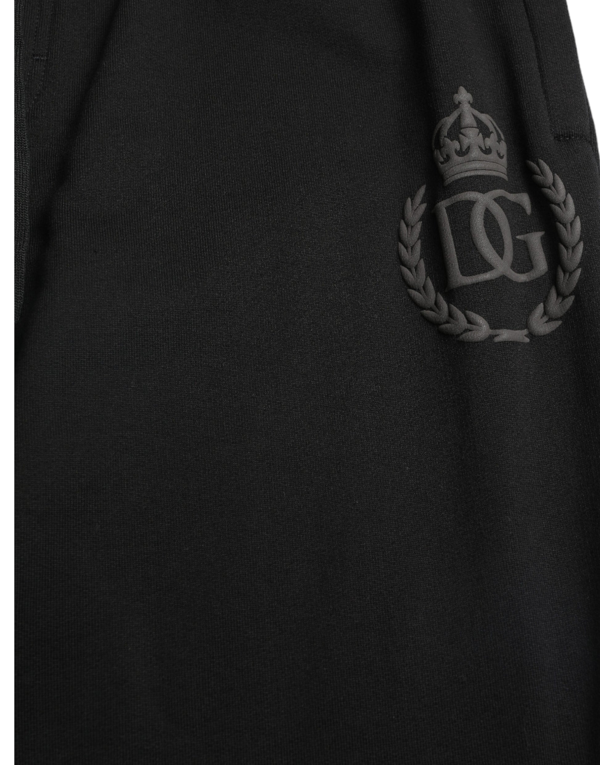 Dolce & Gabbana Black Athletic Pants for Men side view