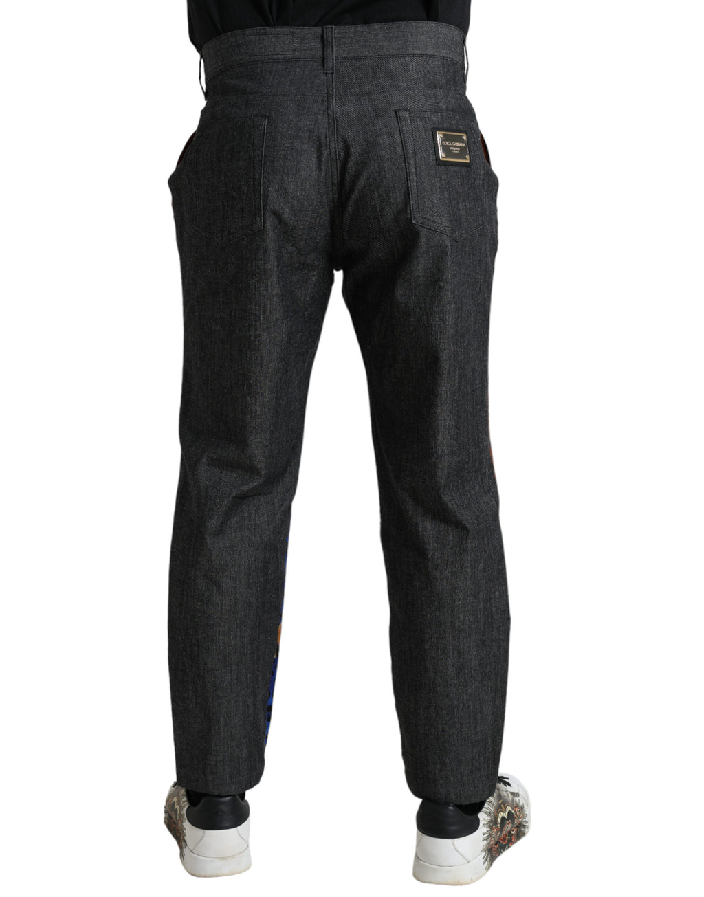 Dolce & Gabbana Multicolor Relaxed Fit Jeans for Men alternate view