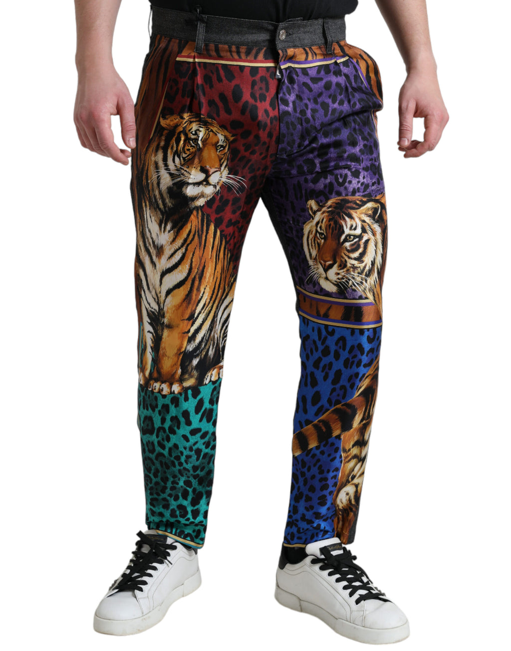 Dolce & Gabbana Multicolor Relaxed Fit Jeans for Men detail view