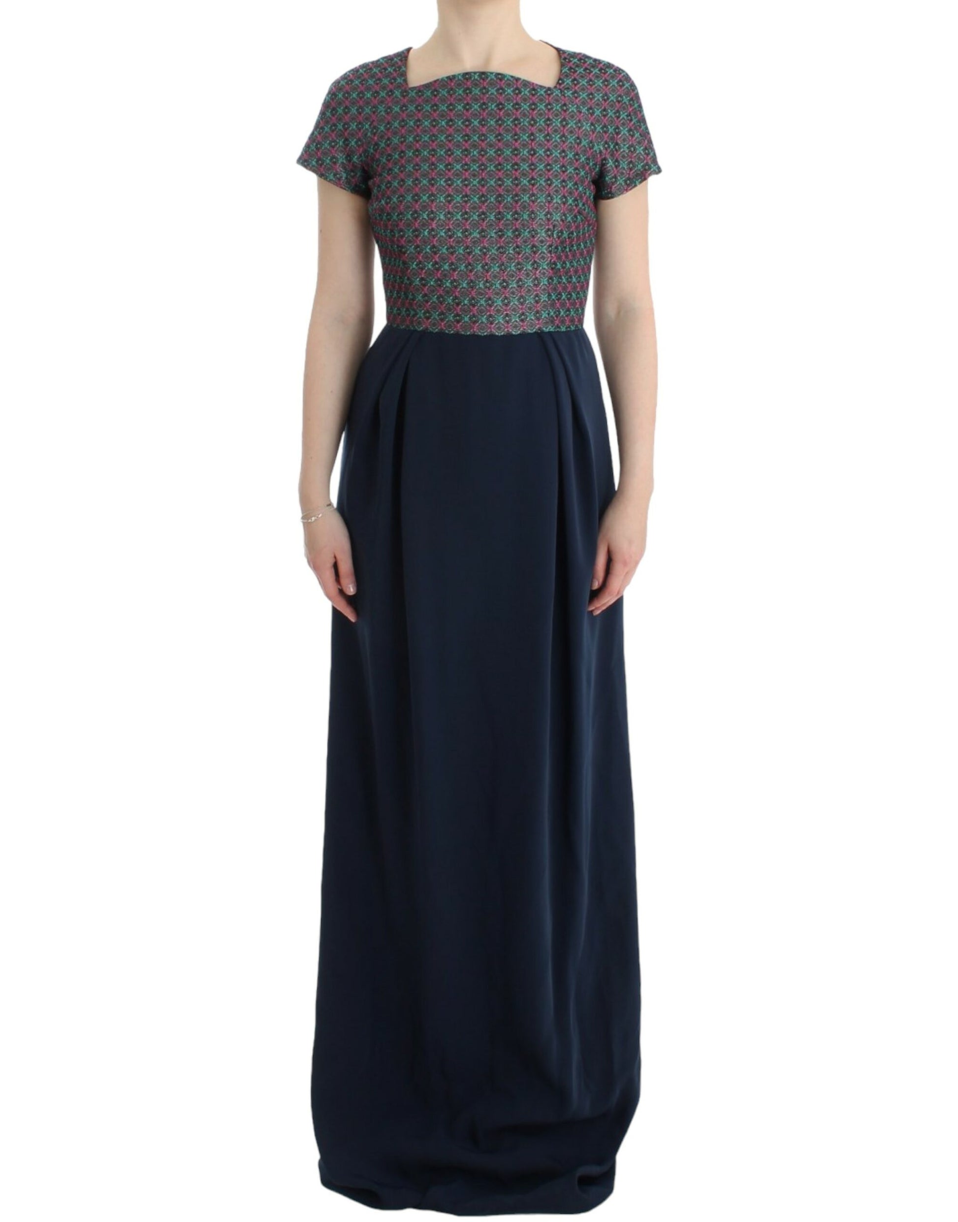 CO|TE Mehrfarbiges Doris Kurzarmkleid