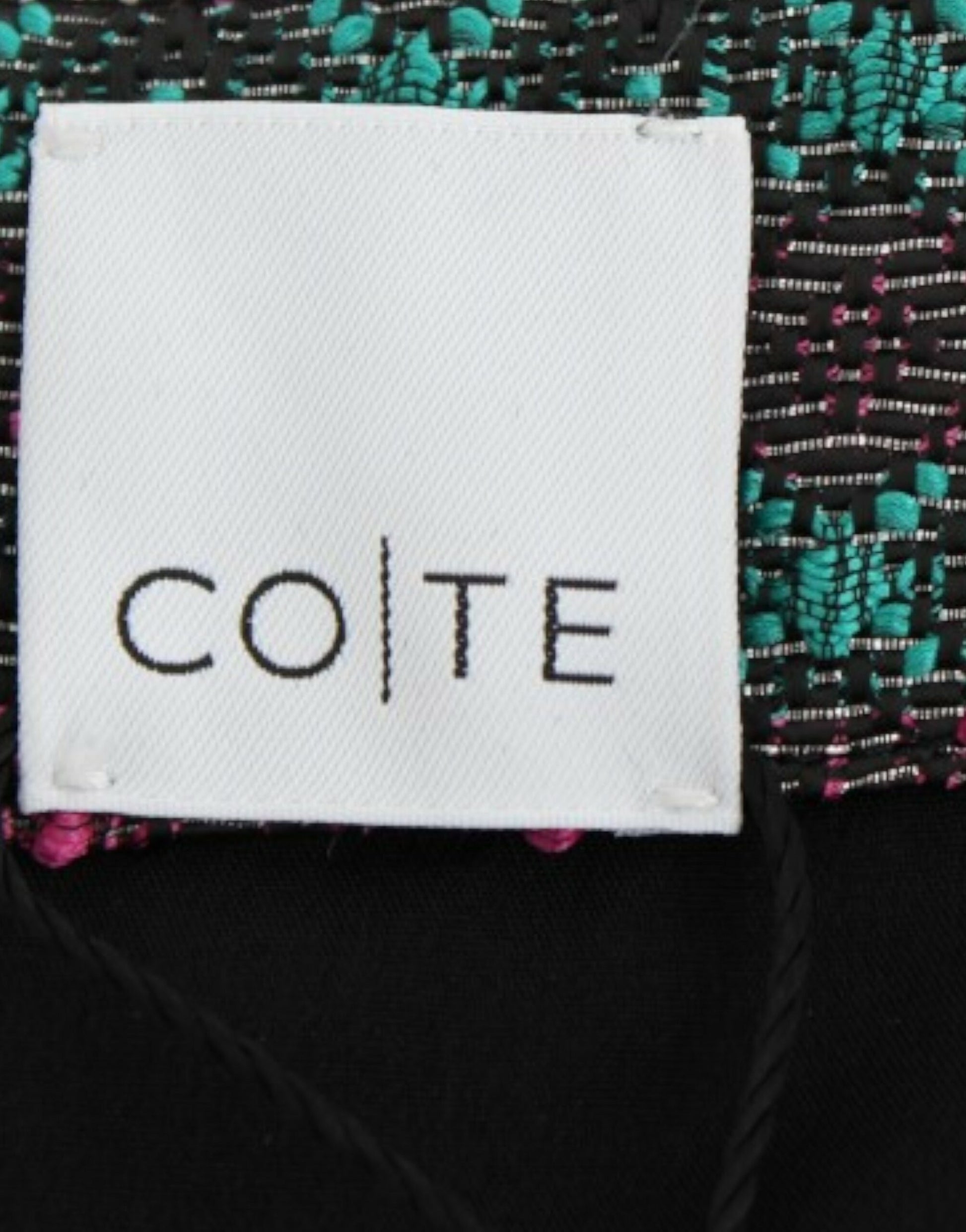 CO|TE Mehrfarbiges Doris Kurzarmkleid
