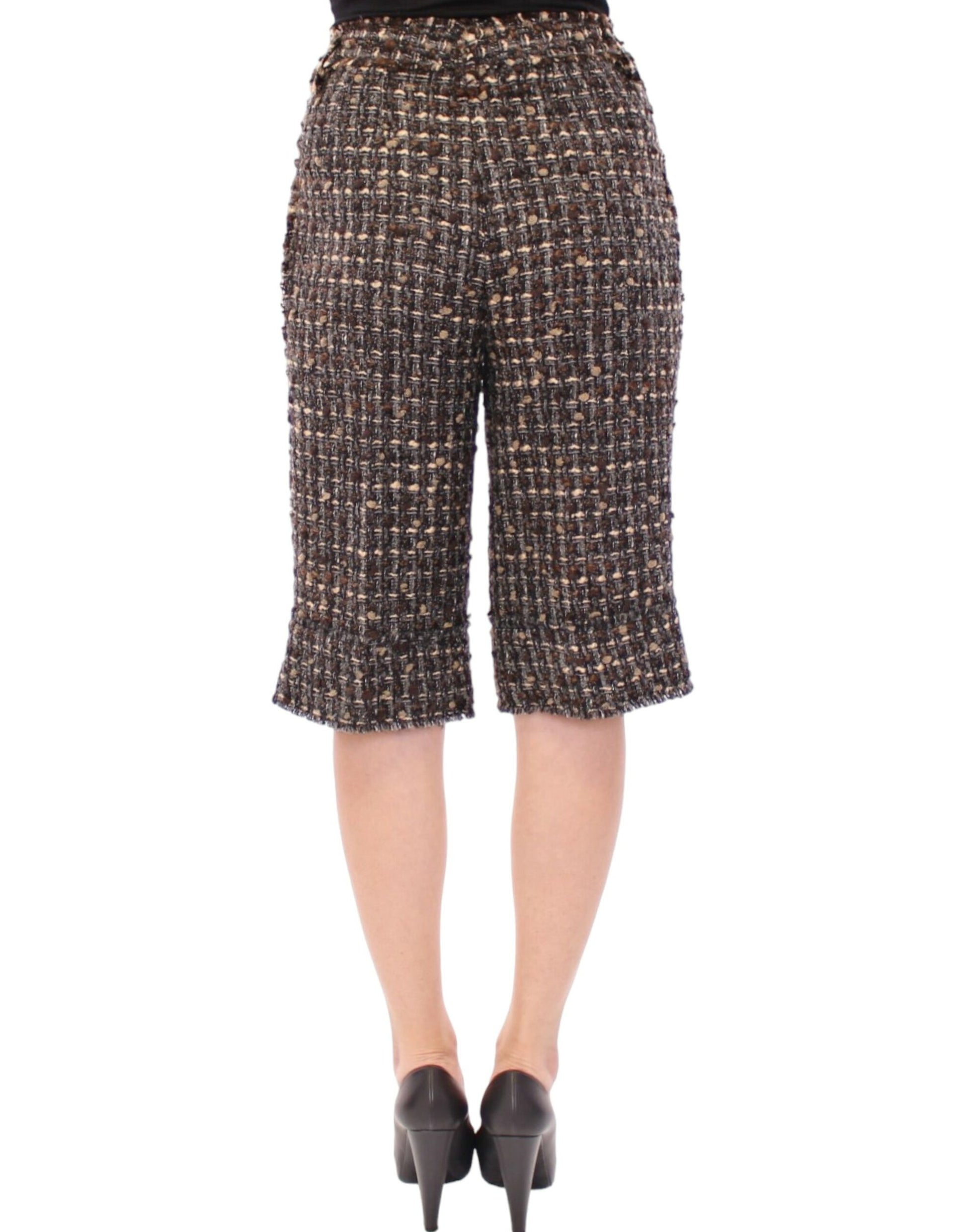Shorts en laine multicolores Dolce & Gabbana