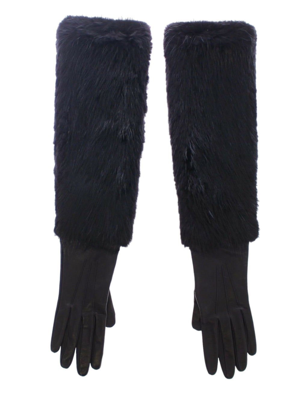 Dolce & Gabbana Black Gloves for Women alternate view