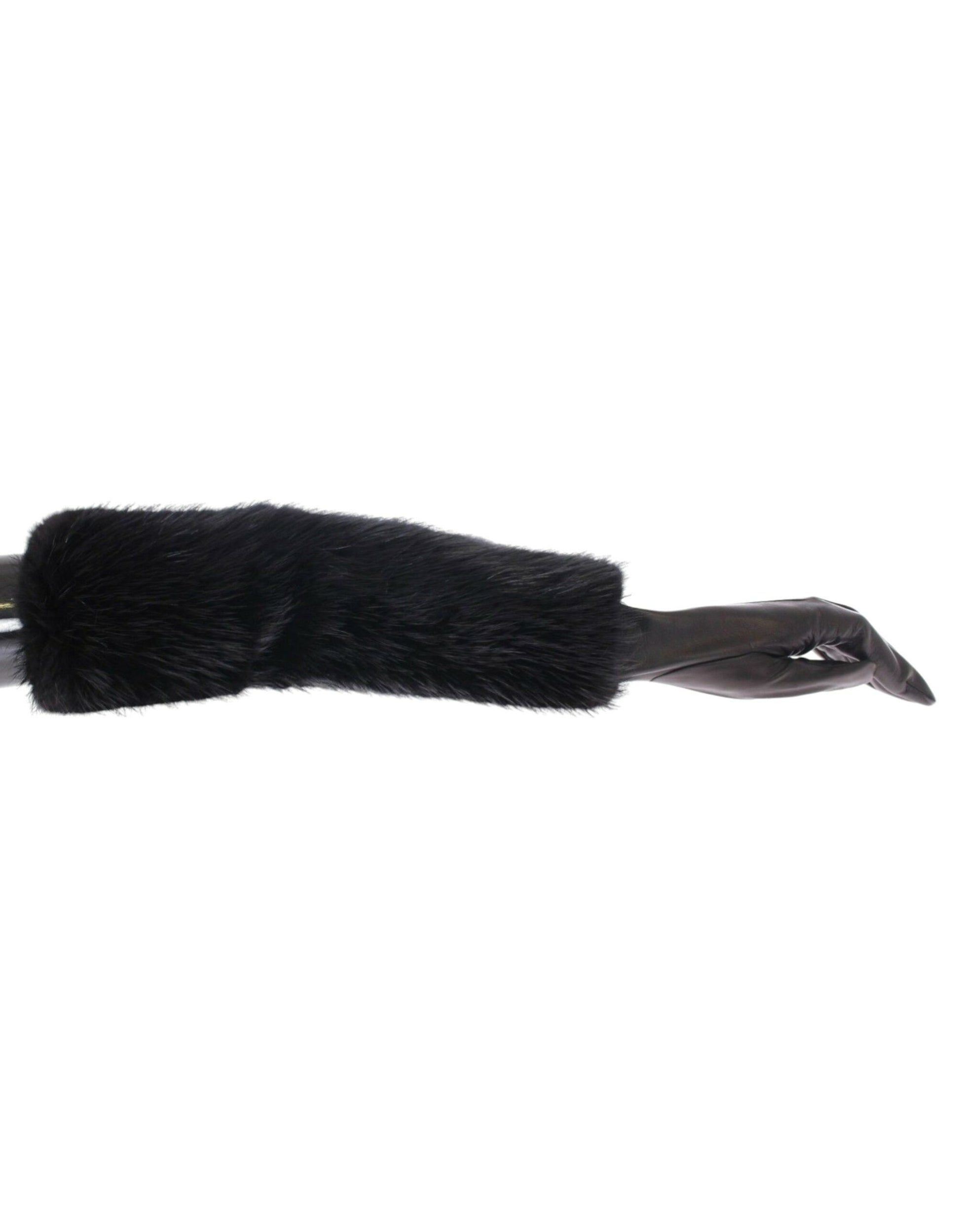 Dolce & Gabbana Black Gloves for Women additional view