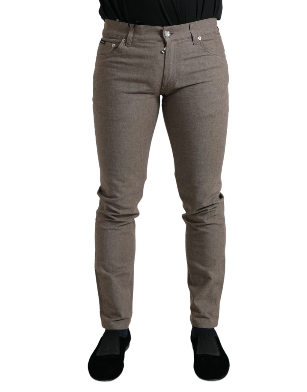 Dolce & Gabbana Brown Skinny Pants for Men
