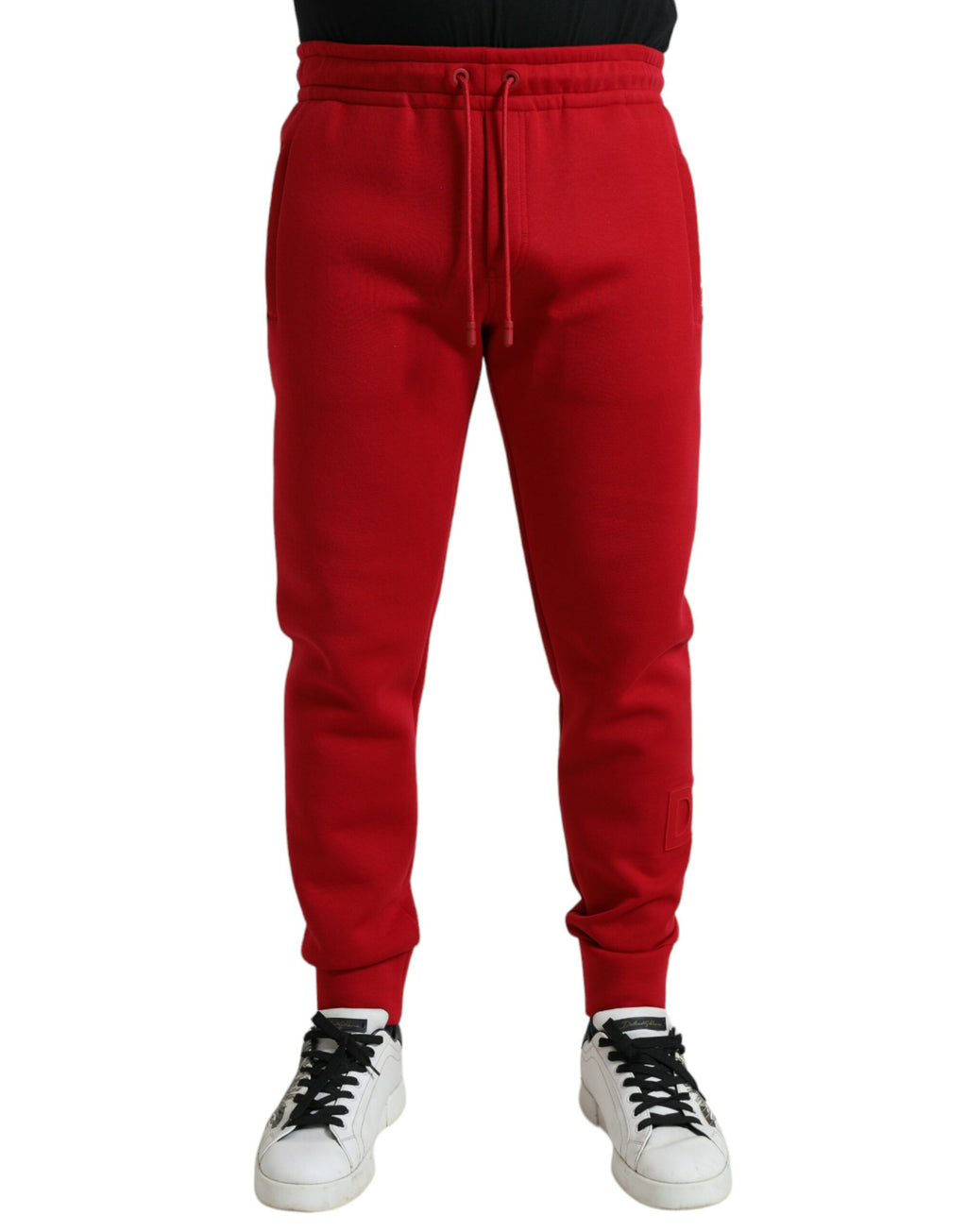 Dolce & Gabbana Red Joggers for Men
