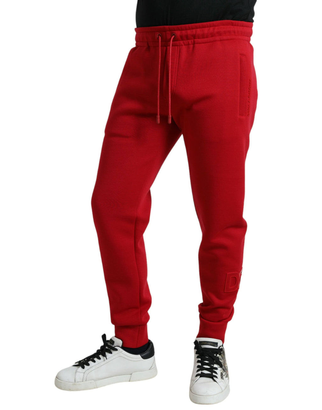Dolce & Gabbana Red Joggers for Men alternate view