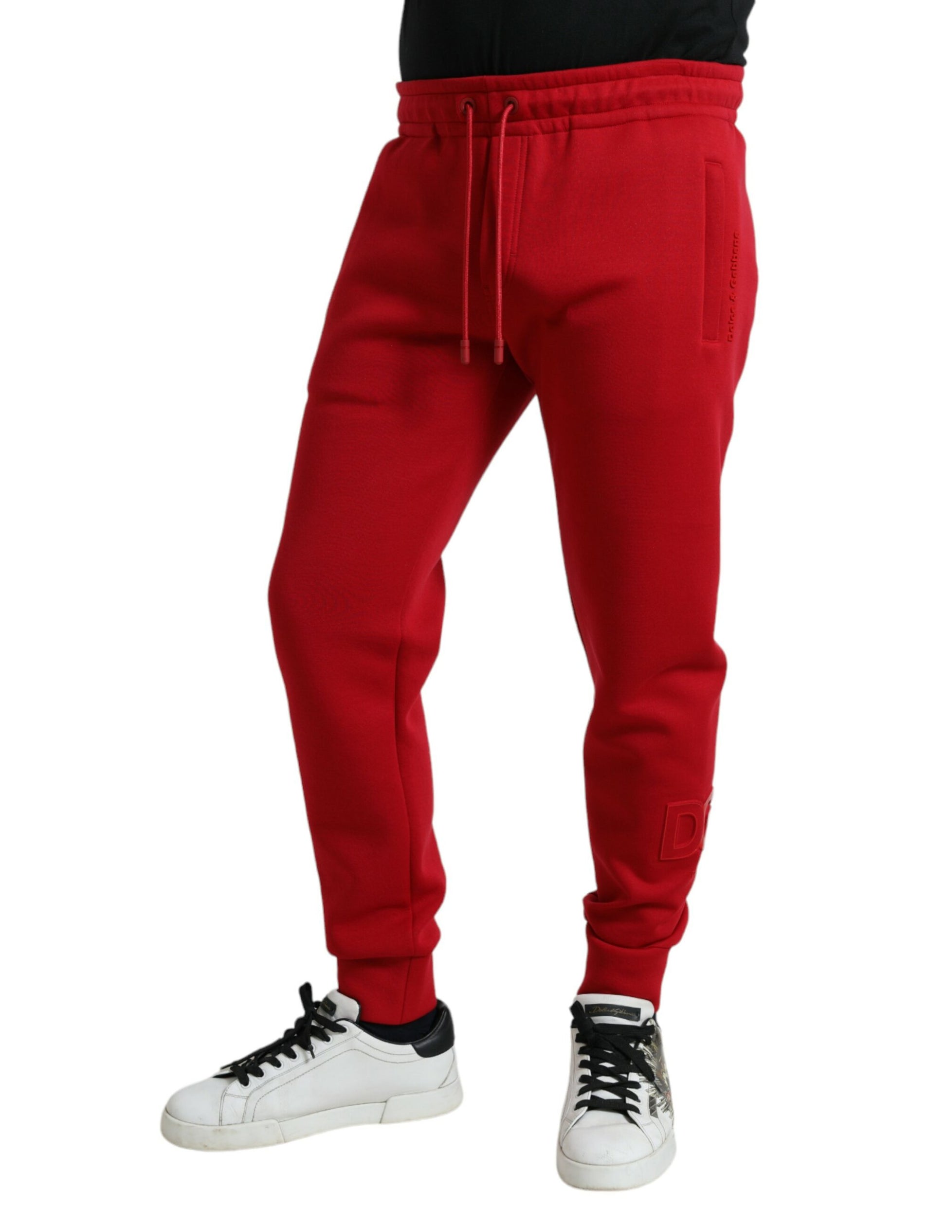 Dolce & Gabbana Red Joggers for Men alternate view