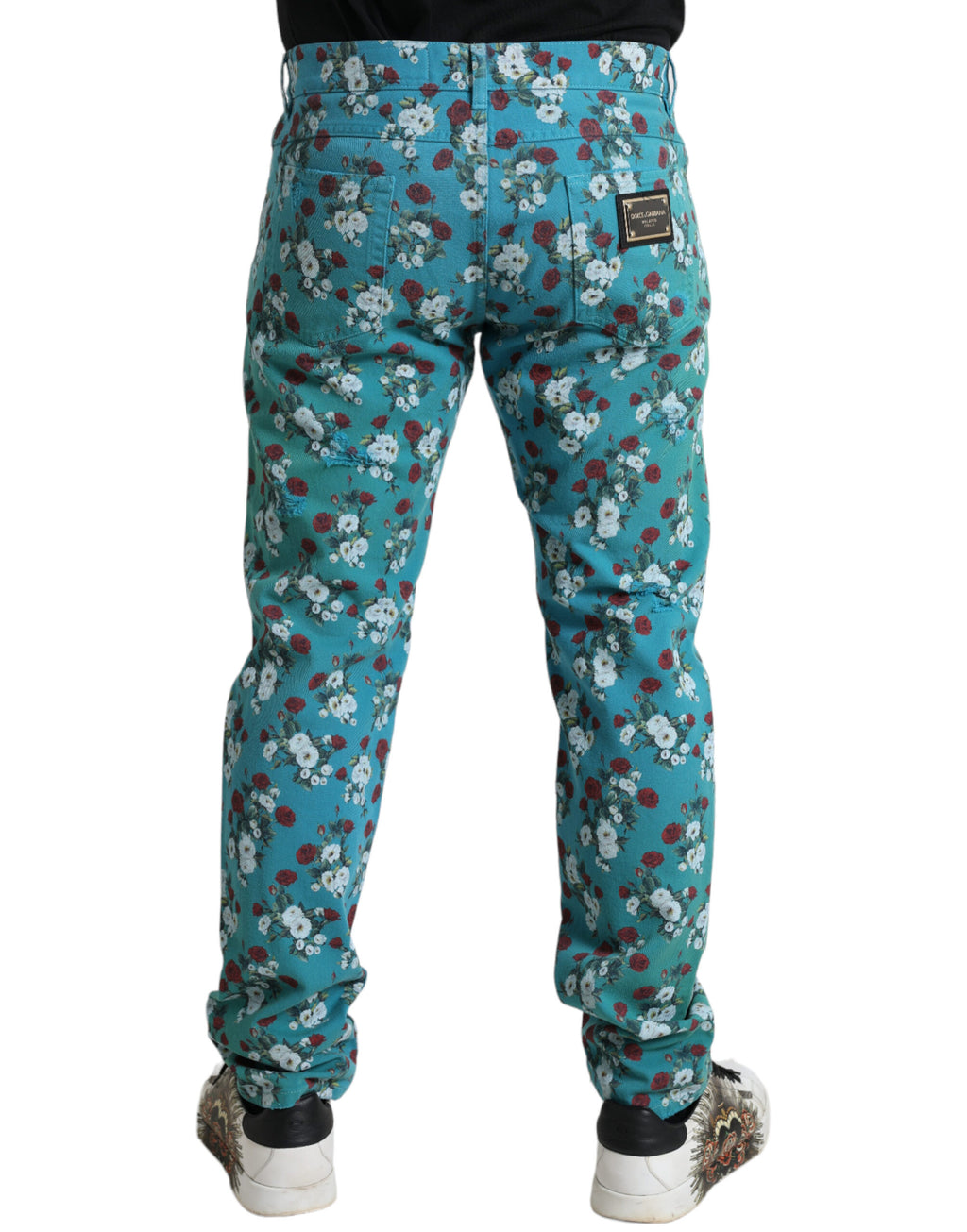 Dolce & Gabbana Blue Skinny Jeans for Men alternate view