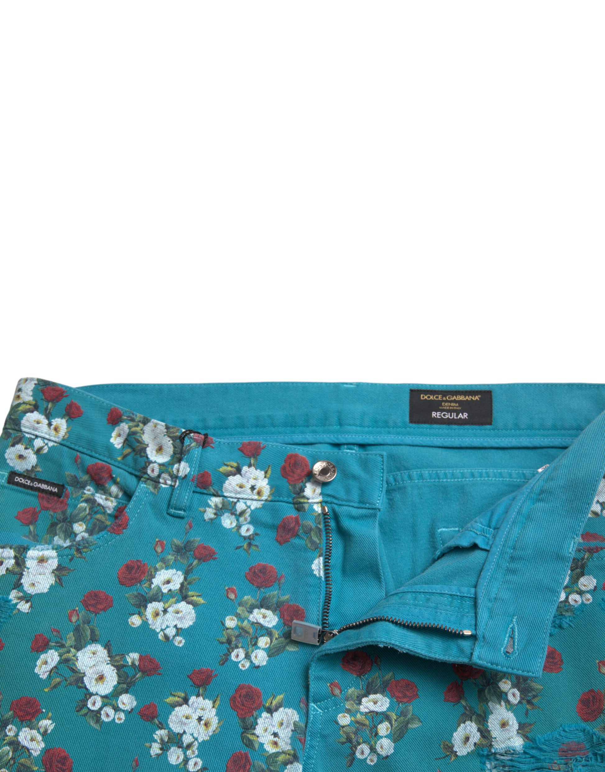 Dolce & Gabbana Blue Skinny Jeans for Men additional view