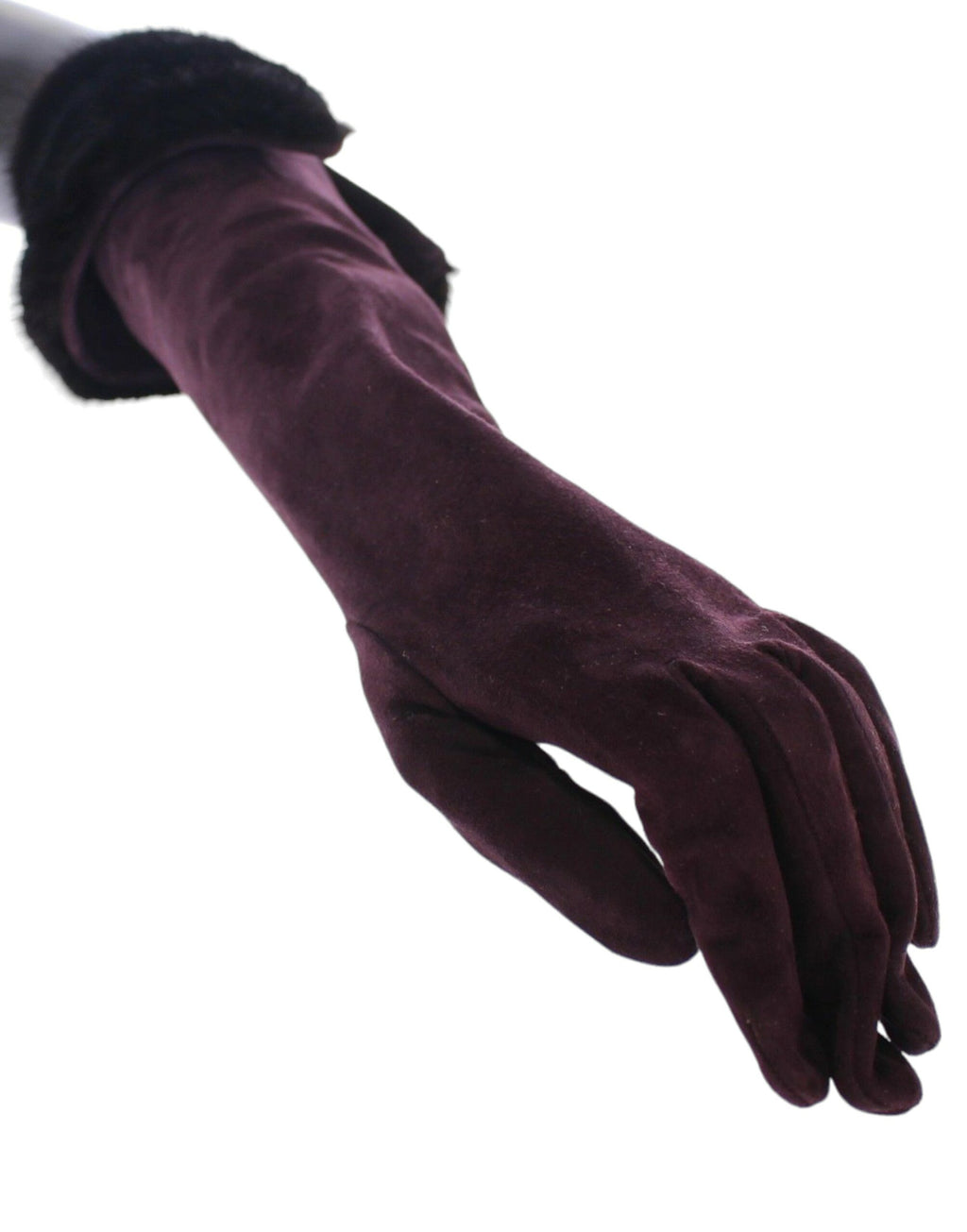 Dolce & Gabbana Purple Gloves for Women detail view