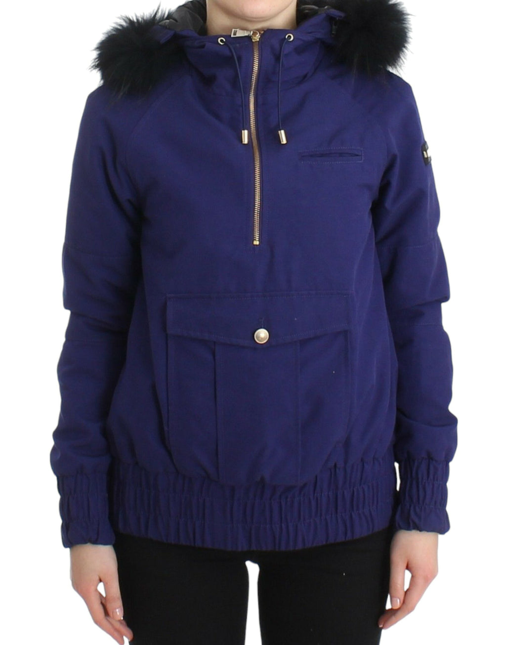 GF Ferre Blue Parkas for Women