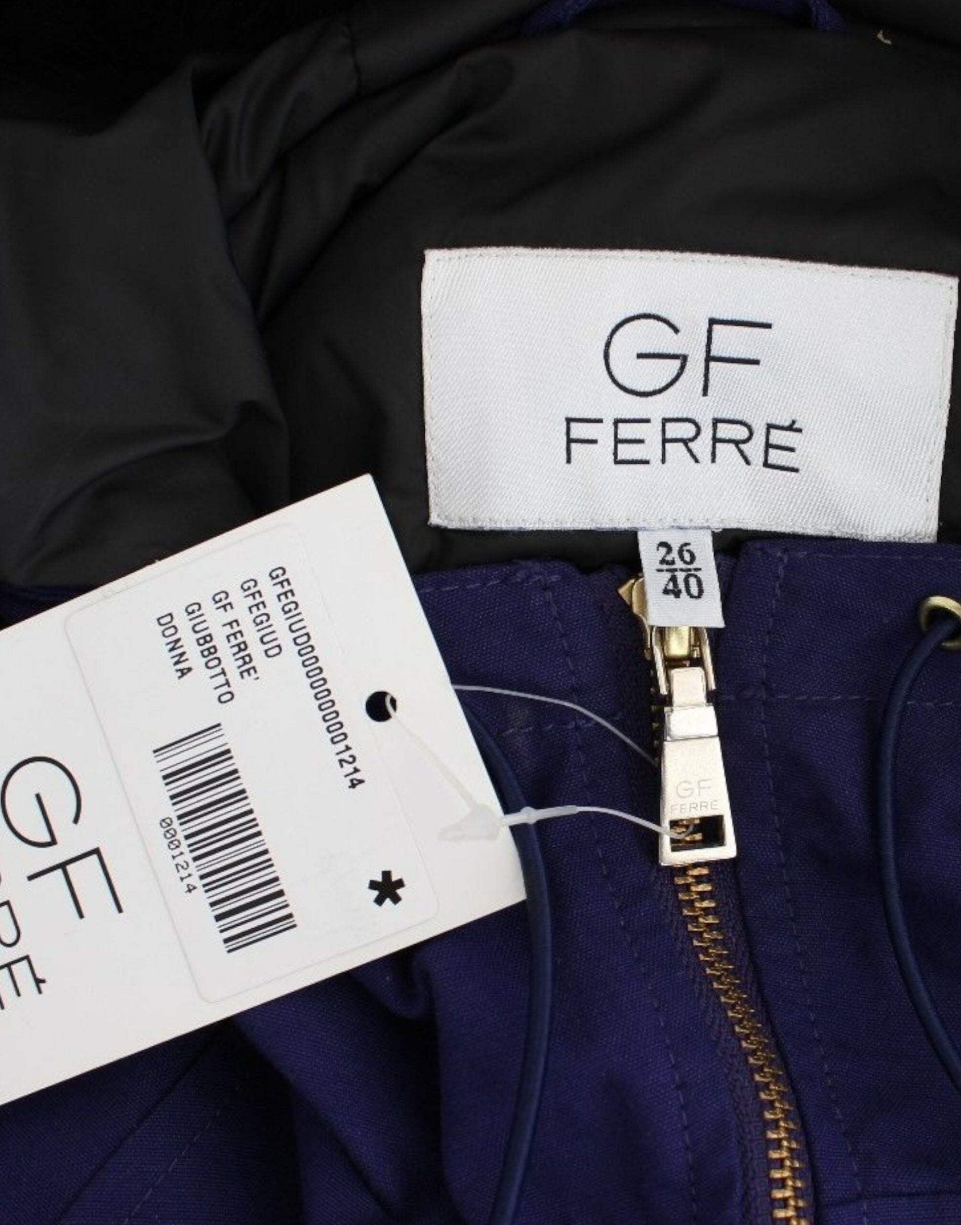 GF Ferre Blue Parkas for Women additional view