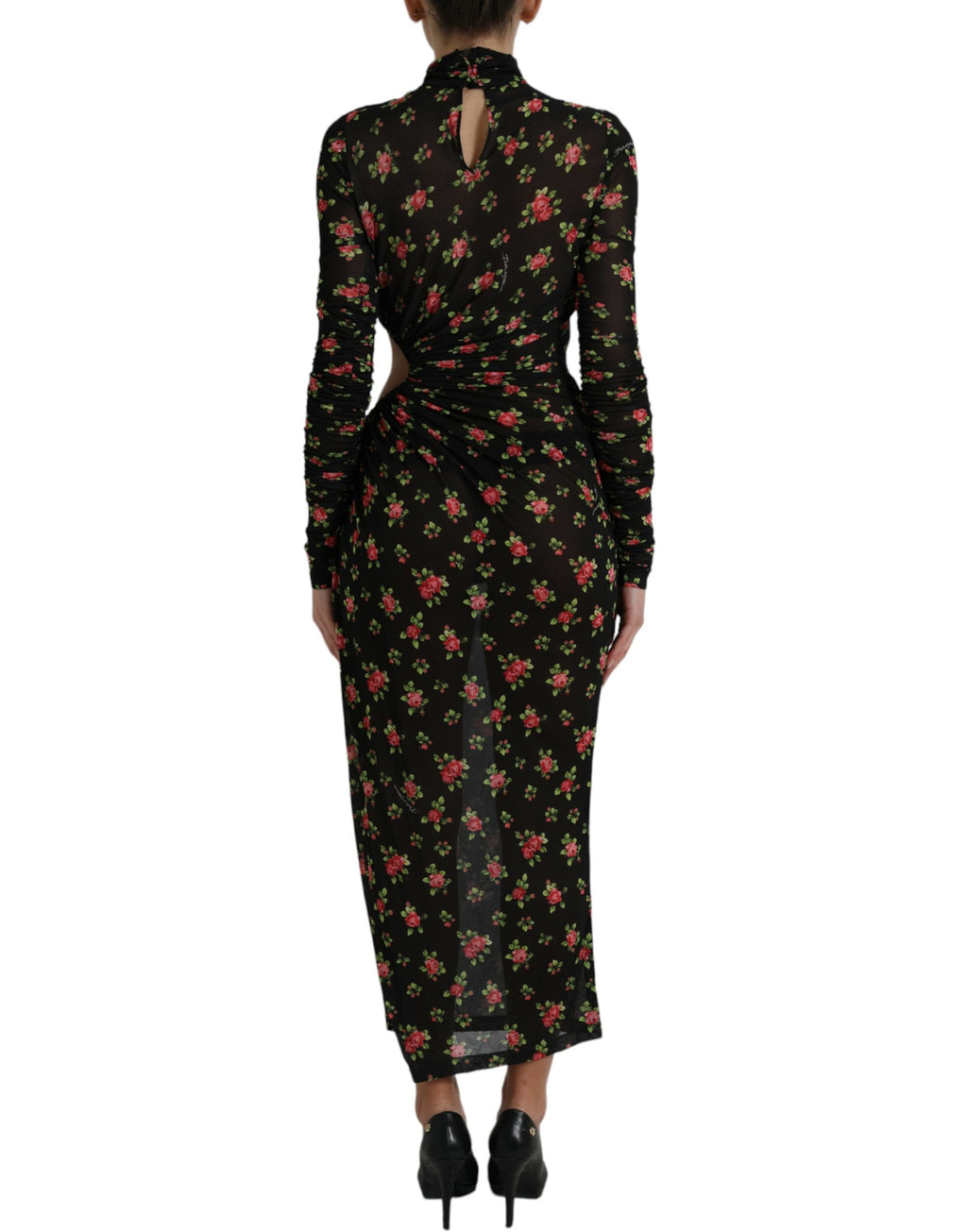 Dolce & Gabbana Black Long Dress for Women detail view