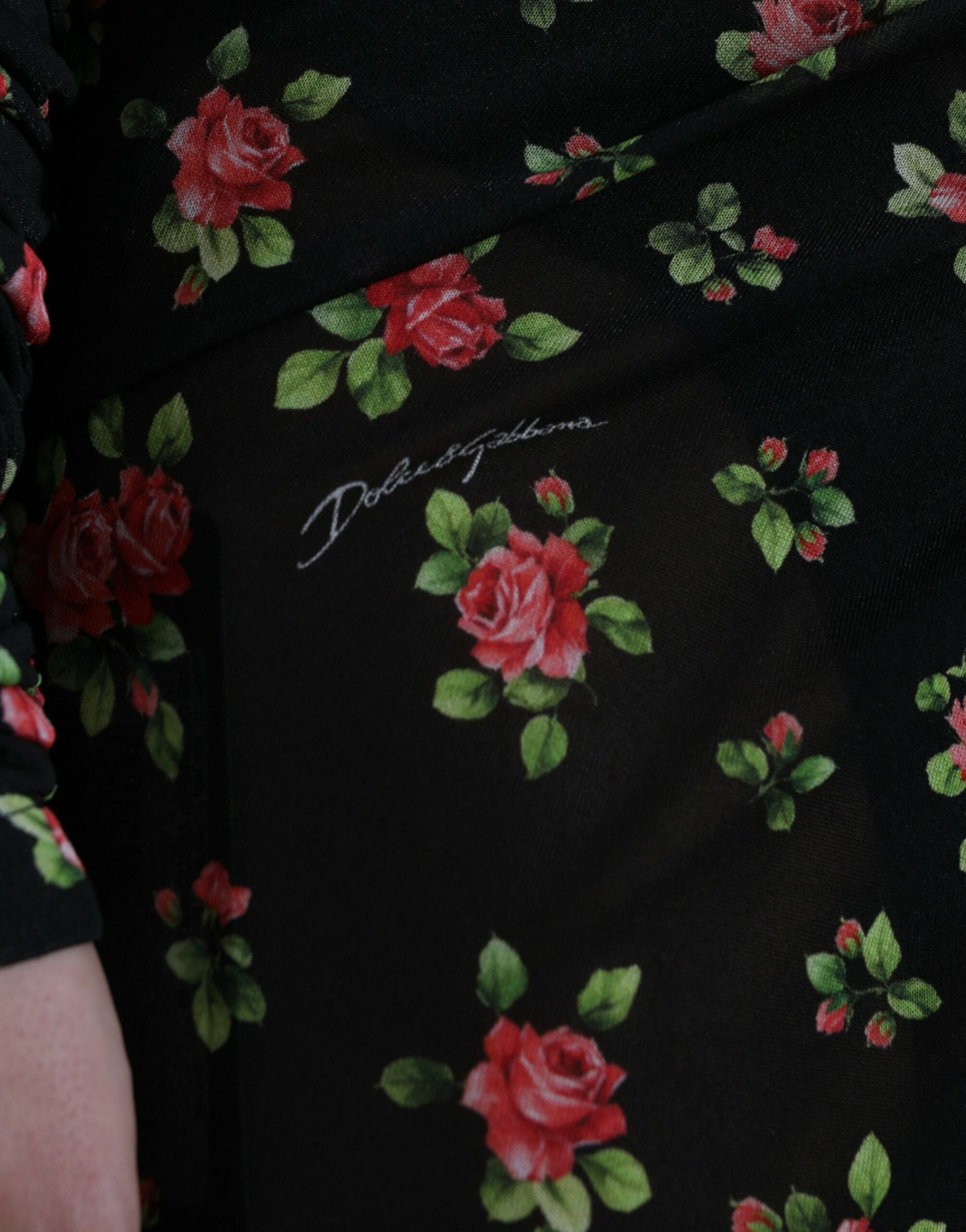 Dolce & Gabbana Black Long Dress for Women additional view