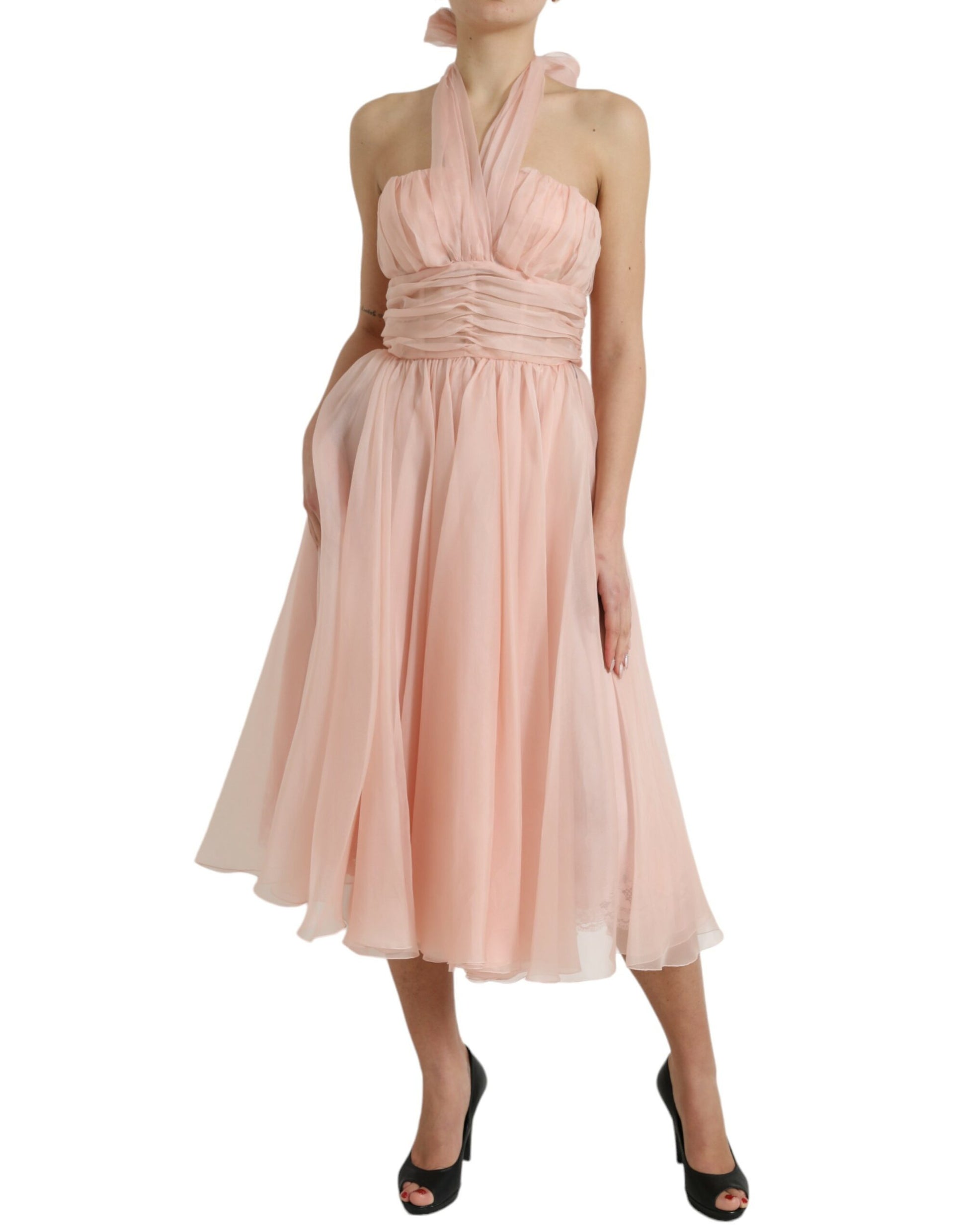 Dolce & Gabbana Pink Midi Dress for Women alternate view